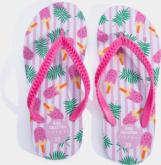 ergens Met name Durf Tiffosi-meisjes-slippers-Nita-kleur: roze-maat 31/32 | bol.com