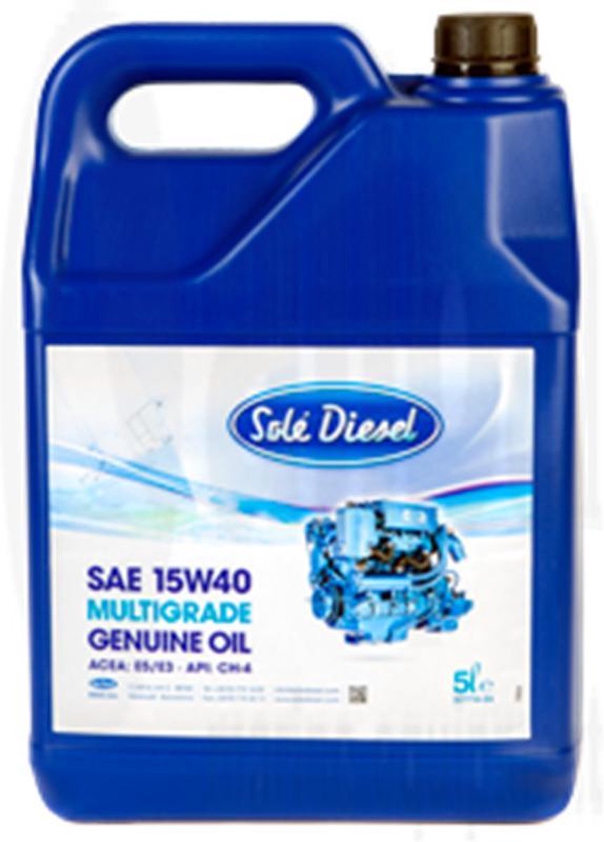 Solé Diesel 5 liter multigrade Motorolie 15W40