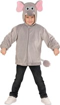 "Vest met capuchon olifant voor kinderen - Kinderkostuums - 98/104"