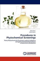 Procedures in Phytochemical Screenings