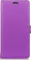 Shop4 - Samsung Galaxy S9 Plus Hoesje - Wallet Case Grain Paars