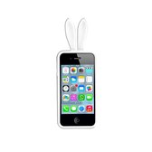 Telefoon Hoesje Konijnen Oortjes - iPhone 4/4S - Wit