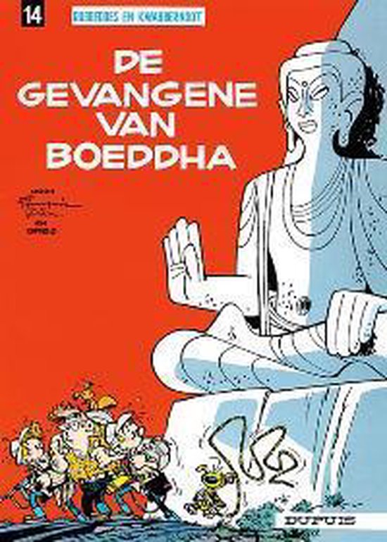 Cover van het boek 'Robbedoes / 14 De gevangene van Boeddha' van  Greg en  Jidehem