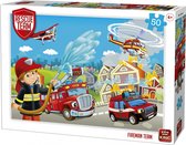 Kinderpuzzel FIREMAN TEAM 50 Stukjes