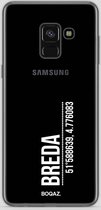 BOQAZ. Samsung Galaxy A8 hoesje - BredaTPU soft case