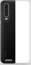 BOQAZ. Huawei P30 hoesje - half wit