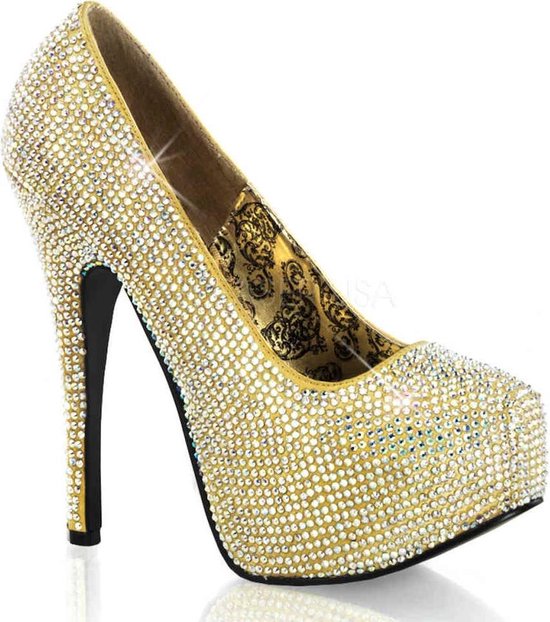 Bordello Hoge hakken -39 Shoes- TEEZE-06R US 9 Goudkleurig | bol.com