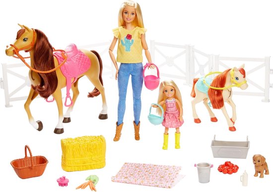 Paard speelgoed van Barbie – met Barbiepop