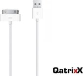 Datakabel 30-pins 2 meter Wit voor Apple iPhone, iPod, iPad