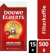 Douwe Egberts Aroma Rood filterkoffie - 15 x 500 gram