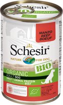Schesir Hond Bio Blik Paté 400 g - Hondenvoer - Rund
