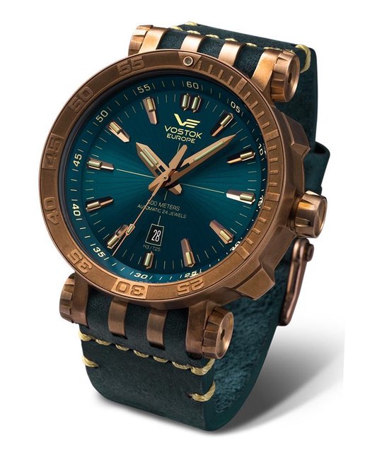 Vostok Europe NH35A-575O286 horloge heren - blauw - brons | bol.com