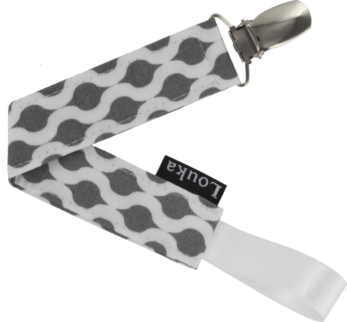 Goedkoopste Louka speenkoord vintage grijs, jongen, meisje, kraamkado , veilig , speenketting