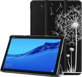 Tri-Fold Book Case Huawei MediaPad M5 Lite 10 Hoesje - Dandelion