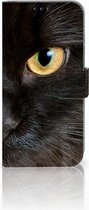 Honor 10 Lite Uniek Bookcase Hoesje Zwarte Kat