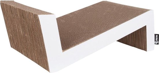 Krabplank voor Katten van duurzaam en gerecycled karton - District 70 SOFA - 60x28x18 cm - SOFA