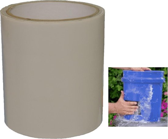 Witte rubberen waterdichte tape – waterbestendige tape – montagetape –  hecht zelf... | bol.com