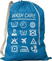 Wash Care - Blauw - Reis Waszak - Voor Op Reis / Reizen / Vakantie - Vuile Was