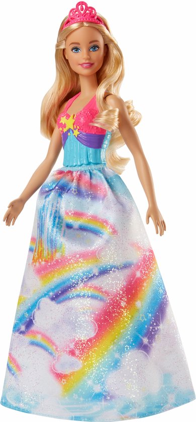 Barbie Dreamtopia Regenboog Prinses Blond - Barbiepop