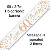 Oaktree - Banner 60 jaar Rose Gold