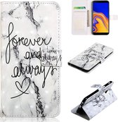 Bookcase Geschikt voor: Samsung Galaxy J4 2018 - Forever and Always - portemonee hoesje