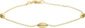 The Fashion Jewelry Collection Armband 1,2 mm 17 - 19 cm - Goud