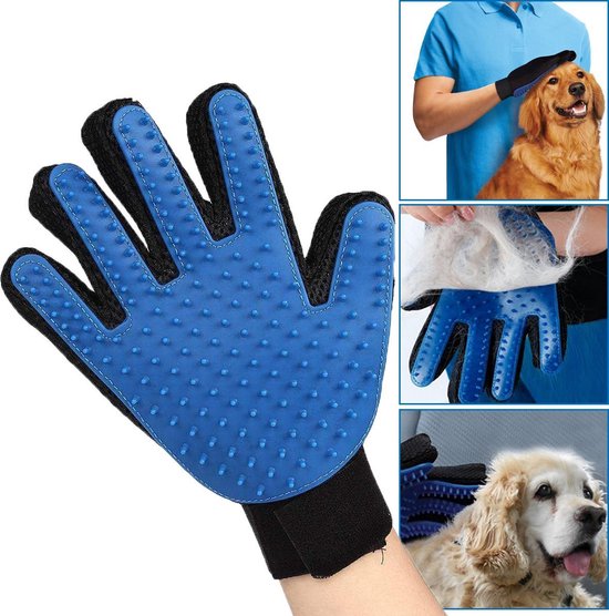 BibiProducts Huisdierenborstel - handschoen