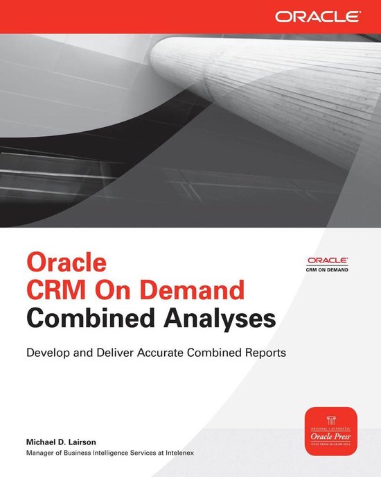 Oracle Crm on Demand Combined Analyses - cover