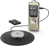 Philips Voice Tracer DVT8000 meeting recorder met externe 360 graden microfoon en afstandsbediening
