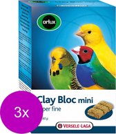 Versele-Laga Orlux Clay Bloc Mini Kleikoek - Vogelsupplement - 3 x 540 g