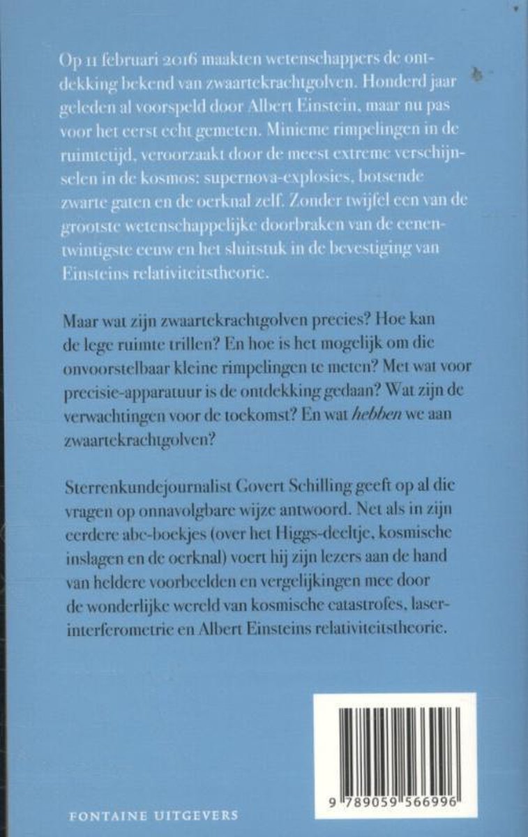 Einsteins gelijk - back cover
