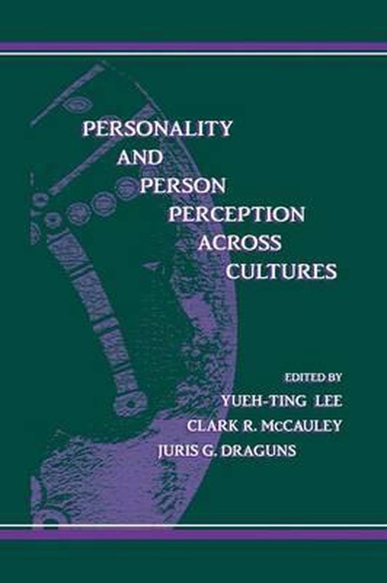 Personality and Person Perception Across Cultures - cover