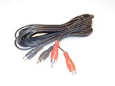 KRAM XA298 audio kabel 5 m 2 x RCA Zwart, Rood