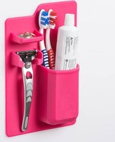 Badkamer Accessoires – Voor Douche – Tandenborstelhouder Badkamer - Roze