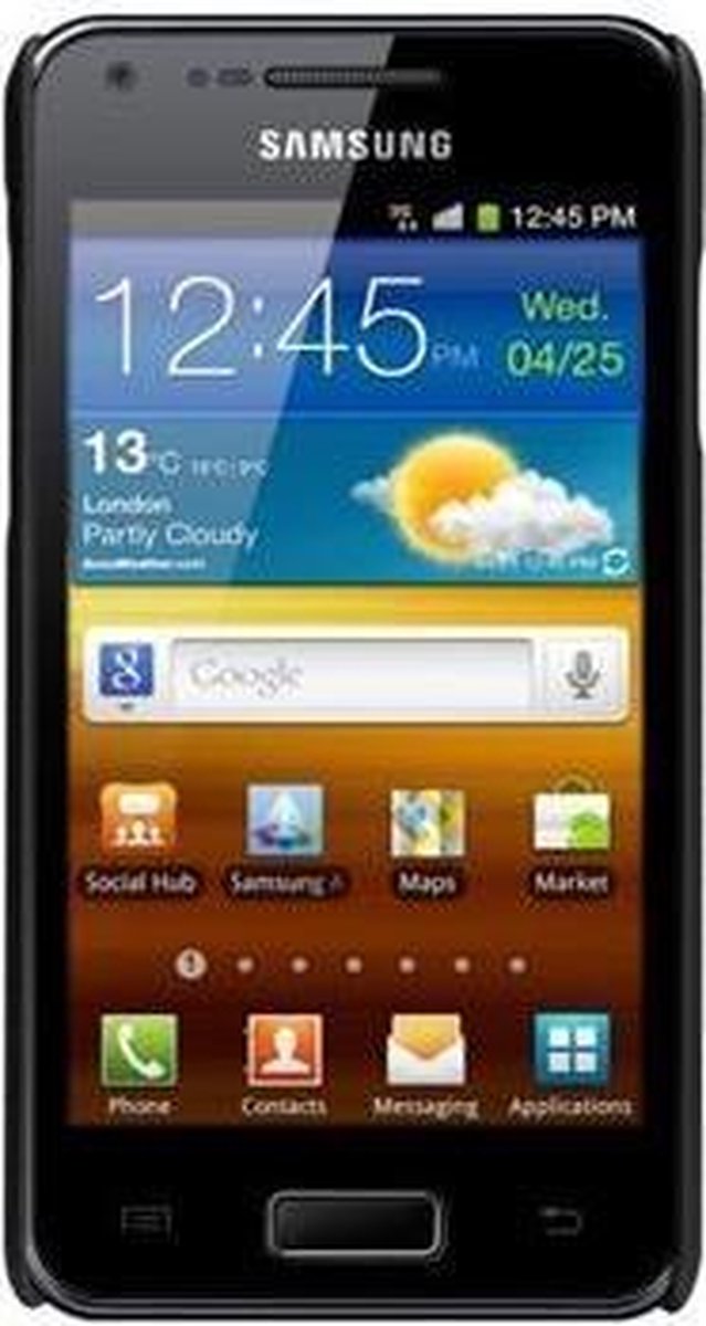 Samsung Galaxy S Advance hoesje - Case-Mate - Zwart - Kunststof