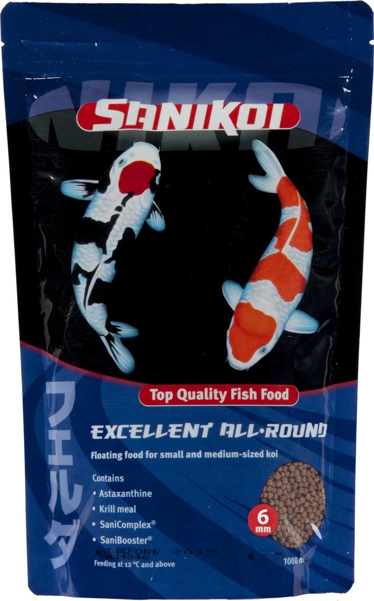 2 stuks Velda Exc- All Round Food 6 mm 1l