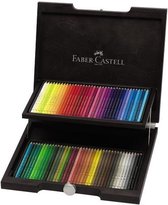 crayon de couleur Faber-Castell Polychromos caisse en bois 72 pcs
