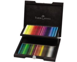 Faber-Castell kleurpotloden - Polychromos - houten koffer - 72-delig - FC-110072