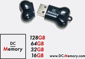 DC-Memory Bone 3.0 USB Stick 128GB - Zwart