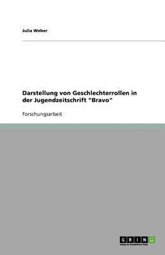 Darstellung von Geschlechterrollen in der Jugendzeitschrift  ... - cover