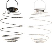 Solar lampion hanglamp ijzer - Lumineo - zwart of wit