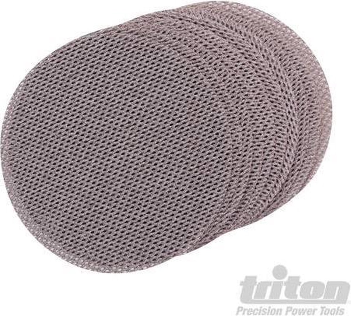 Triton 125 mm klittenband gaas schuurschijven, 10 pk.