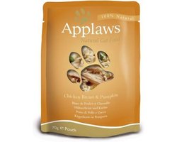 Applaws cat pouch chicken / pumpkin kattenvoer 70 gr