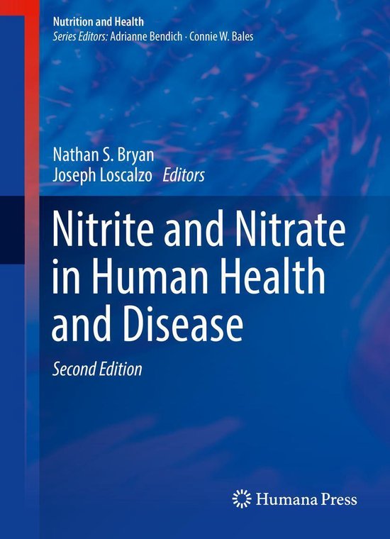Nutrition and Health - Nitrite and Nitrate in Human Health a ... - cover