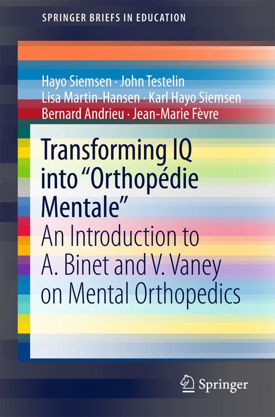 Education (R0) - Transforming IQ into “Orthopédie Mentale ... - cover