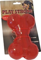 Play Strong rubber bot 16.5 cm rood