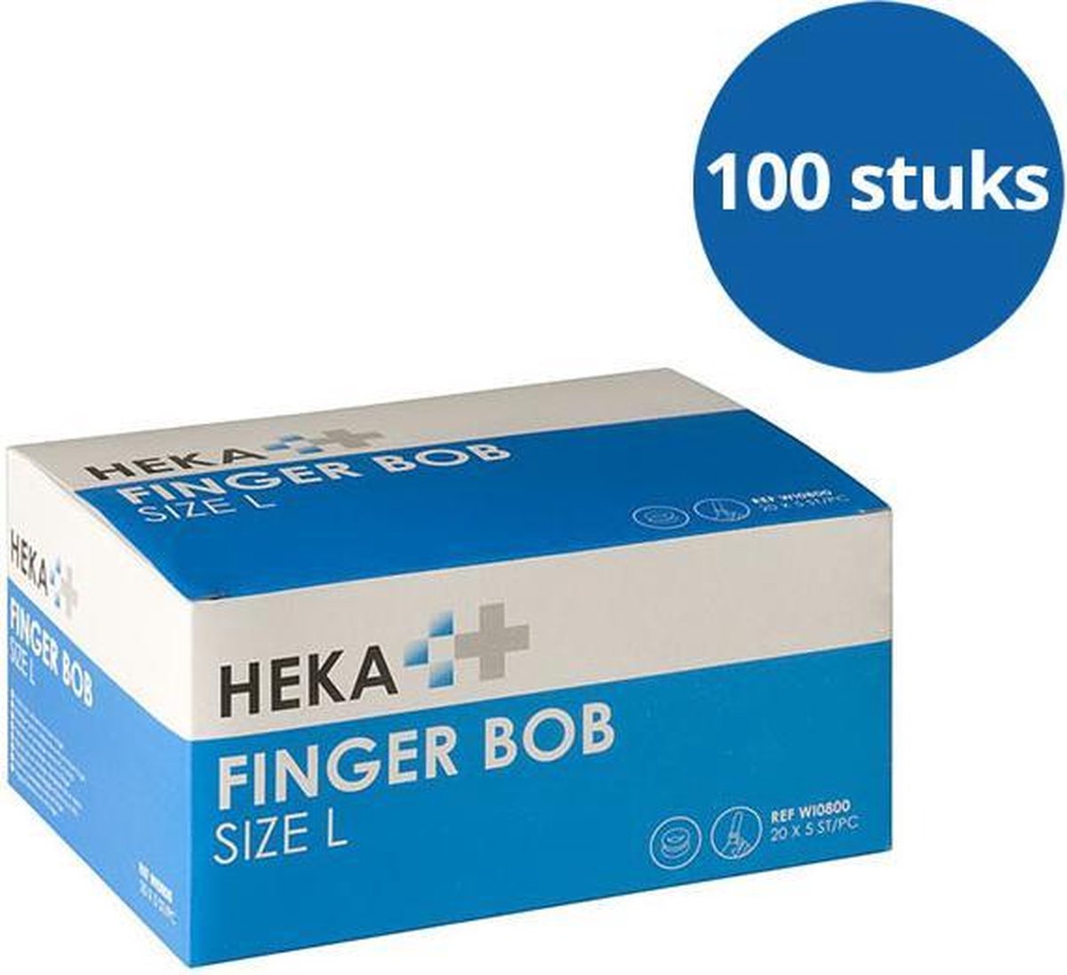 Goedkoopste HACCP - Finger Bob - Vingerbob - Fingerbudies - 100 stuks (20 zakjes x 5 stuks