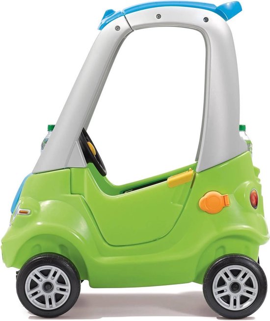 Step2 Loopauto met zwenkwiel groen en grijs 845100