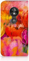 Motorola Moto E5 Play Standcase Hoesje Design Tulpen