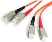 StarTech.com FIBSCSC1 Glasvezel kabel 1 m SC OM1 Oranje